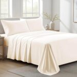 100% Organic Cotton Sheets Queen Size - Organic Cotton Queen Size Percale Weave ... - Image 2