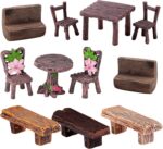 11PCS Fairy Garden Furniture Set, Fairy Garden Accessories, Fairy Garden Suitabl... - Image 2