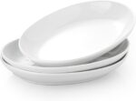 12 Inch Oval Serving Platters Set of 3, White Ceramic Serving Platters for Servi... - Image 2
