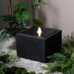 12.79” H Outdoor Water Fountain Made with Eco-Friendly Recyclable Materials, Pol... - Image 2