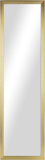 13.5 x 49.5 Inch White Rectangular Large Wall Mirror for Bathroom Living Room - Image 2