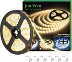 16.4ft Warm White Led Strip Lights, 12V Outdoor Led Strip Lights Waterproof Flex... - Image 2