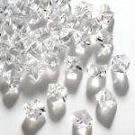 160 Pcs Fake Ice Cubes for Vase Filler, Fake Diamonds 22 * 18mm Acrylic Rocks fo... - Image 2