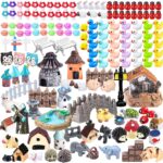 162 Pcs Miniature Fairy Garden Accessories, Fairy Garden Kit, Including Animals,... - Image 2