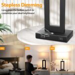 3 Color Temperatures Table Lamps for Bedrooms Set of 2, 22’’ Touch Control Bedsi... - Image 4