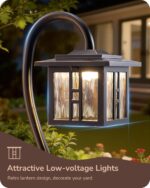 EDISHINE Low Voltage Landscape Lighting, 3W 185LM Oil-Rubbed Bronze Outdoor Land... - Image 3