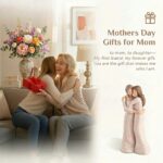 Storieme Sentimental Gifts for Mom from Daughter: Mother Daughter Hugging Resin ... - Image 3
