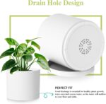Large Plant Pots Set of 3 – 8", 9", 10" Indoor Flower Pots with Drainage Holes a... - Image 5