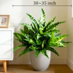 4Pcs Fake Ferns,Faux Outdoor Plants UV Resistant,3D Real Touch Fake Plants Total... - Image 3