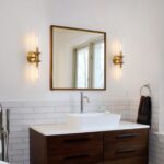 KUZZULL Wall Sconces Set of Two Brushed Brass Gold Sconces Lighting with Clear G... - Image 4