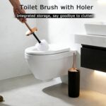 9 Pieces Black Bathroom Accessories Set, Gorgeous Bathroom Set, Trash Can, Toile... - Image 5