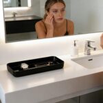 9 Pieces Black Bathroom Accessories Set, Gorgeous Bathroom Set, Trash Can, Toile... - Image 6