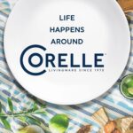Corelle Vitrelle 8-Piece Dinner Plates Set Triple Layer Glass and Chip Resistant... - Image 6
