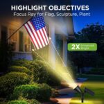 InnoGear Solar Lights Outdoor Waterproof Solar Garden Light for Outside Yard Lan... - Image 4