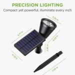 InnoGear Solar Lights Outdoor Waterproof Solar Garden Light for Outside Yard Lan... - Image 6