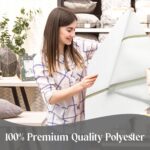 Majestic Giftware Linen Look Polyester Tablecloths for Rectangle Tables | (70/12... - Image 7