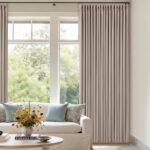 108 Inch Pinch Pleat Drapes Greyish Beige Room Darkening Curtains 108 Inches Lon... - Image 7