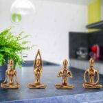 Leekung Yoga Statue Meditation Zen Decor - Yoga Statues for Home Decor,Small Yog... - Image 4