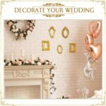 Vicenpal 10 Pcs Mini Gold Picture Frames Vintage Resin Tiny Photo Frame Antique ... - Image 7