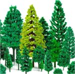 40Pcs Mixed Model Trees, Fake Mini Trees for Crafts, 1.2-6 Inch Mixed Model Tree... - Image 6