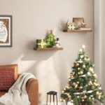 HOOBRO Floating Shelves for Wall, Wall Mounted Shelf Set of 2, 15.7" Hanging She... - Image 3