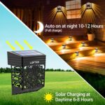 LOFTEK Solar Deck Lights, 8 Pack Solar Fence Lights, Outdoor Patio Decorative Li... - Image 3