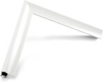 Pure White Prismatic 3" Color Chip Alloy Deco TV Frame (32",43",50",55",65",75",... - Image 6