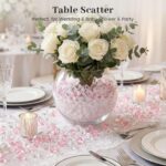 DomeStar Fake Ice, 150PCS Acrylic Fake Diamonds Vase Fillers Pink and Transparen... - Image 5