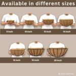 LaLaGreen Hanging Planters with Coco Liners (12 Inch, 3 Pack) Hanging Baskets fo... - Image 7