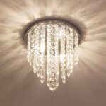 lifeholder Mini Chandelier, Crystal Chandelier Lighting, 2 Lights, Flush Mount C... - Image 3
