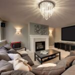 lifeholder Mini Chandelier, Crystal Chandelier Lighting, 2 Lights, Flush Mount C... - Image 4