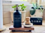 Wood Pedestal Soap Stand, Farmhouse Wood Riser, Soap Dish Holder/Tray Counter De... - Image 5