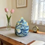 Ceramic Hand-Painted Starry Sky Sealed Jar, Food Storage Containers with Lids, H... - Image 3