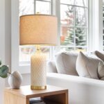 G-SAFAVA 24.25" Table Lamps Set of 2 Modern Ceramic Lamps for Living Room Bedsid... - Image 5
