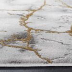 SAFAVIEH Craft Collection Area Rug - 6'7" x 9', Grey & Gold, Modern Abstract Des... - Image 5
