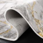 SAFAVIEH Craft Collection Area Rug - 6'7" x 9', Grey & Gold, Modern Abstract Des... - Image 6