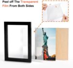 WARM&LOVE 4 Picture Frame, 4x6 Four Folding Hinged Photo Frames, Rustic Wood Des... - Image 5