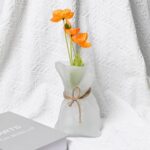Kaitnax Glass Vases Irregular Shaped Flower Vase Art Decorative Flower Vase for ... - Image 4