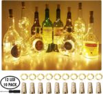 Aluan Wine Bottle Lights with Cork, 12 LED 10 Pack Fairy / String Lights Waterpr... - Image 3