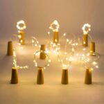 Aluan Wine Bottle Lights with Cork, 12 LED 10 Pack Fairy / String Lights Waterpr... - Image 5