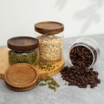 2PCS Small Glass Storage Jars with Airtight Lids, 17 fl oz (500ml) coffee contai... - Image 6