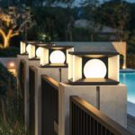 Outdoor Post Cap Lights, IP65 Waterproof Stainless Steel External Column Light, ... - Image 5