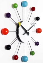 Infinity Instruments Orb Spoke Midcentury Modern 15 inch Retro Starburst Ball Wa... - Image 5