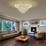 Modern Chandeliers for Living Room Crystal Ceiling Light Fixture LED Dimmable La... - Image 9
