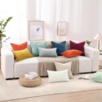 decorUhome Summer Couch Throw Pillow Covers 18x18 Set of 2, Decorative Soft Velv... - Image 6