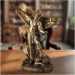 7.48inch San Miguel Archangel Statue - St Michael The Archangel Defeating The De... - Image 4