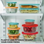 Pyrex Simply Store (12-Pack) Glass Food Storage Containers Set, (1, 2, & 3 Cup) ... - Image 5