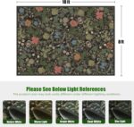 Floral Area Rugs 8x10 for Living Room, Washable Vintage Farmhouse Botanical Rug,... - Image 3