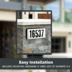 Designers Fountain Lighted House Number Sign, 2-Light Outdoor Home Address Plaqu... - Image 6