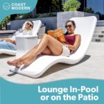 GoSports Coast Modern in Pool Lounge Chair - Waterproof & Weighted Chaise Lounge... - Image 5